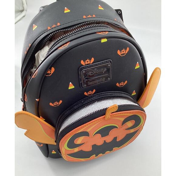 Loungefly Disney Pumpkin Stitch Mini Backpack Exclusive IN HAND NWT main image 6